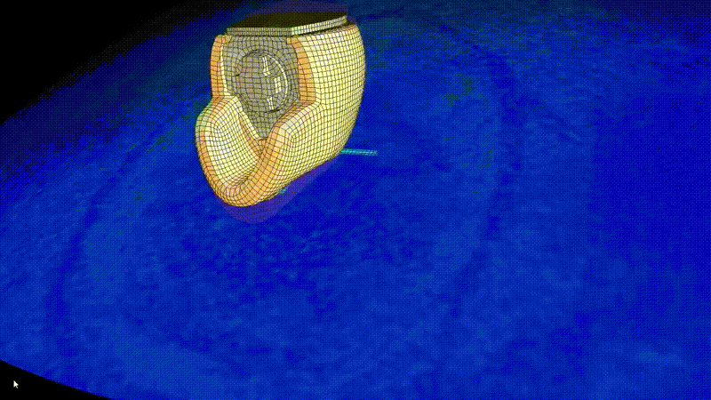 Headform impact gif